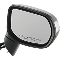 Passenger Side Mirror, 4-Door, Sedan, Power Adjust, Non-Heated, Paintable, Manual Folding, In-housing Signal Light, No Blind Spot Feature, No Memory, No Puddle Light, No Auto-Dimming
