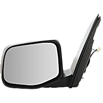 Driver Side Mirror, Power, Manual Folding, Non-Heated, Textured Black, Without Signal Light, Without memory, Without Puddle Light, Without Auto-Dimming, Without Blind Spot Feature, LX Model
