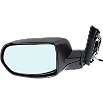 Driver Side Mirror, Power, Manual Folding, Non-Heated, Textured Black, Without Signal Light, Without memory, Without Puddle Light, Without Auto-Dimming, Without Blind Spot Feature