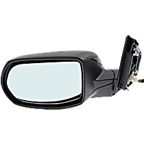 Driver Side Mirror, Power, Manual Folding, Non-Heated, Paintable, Without Signal Light, Without memory, Without Puddle Light, Without Auto-Dimming, Without Blind Spot Feature, EX Model