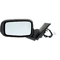 Driver Side Mirror, Power, Manual Folding, Heated, Paintable, In-housing Signal Light, Without memory, Without Puddle Light, Without Auto-Dimming, Without Blind Spot Feature