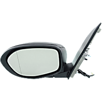 Driver Side Mirror, Power, Manual Folding, Non-Heated, Paintable, Without Signal Light, Without memory, Without Puddle Light, Without Auto-Dimming, Without Blind Spot Feature, LX Model