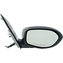 Passenger Side Mirror, Power, Manual Folding, Non-Heated, Paintable, Without Signal Light, Without memory, Without Puddle Light, Without Auto-Dimming, Without Blind Spot Feature, LX Model