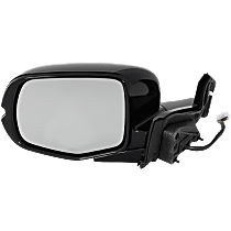 Driver Side Mirror, Power, Heated, Power Folding, Paintable, In-housing Signal Light, With Memory, No Puddle Light, No Auto-Dimming, No Blind Spot Feature