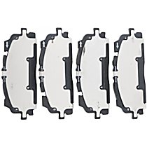Front Semi-Metallic Brake Pad Set, Designed and Engineered in Germany, OE Replacement Series