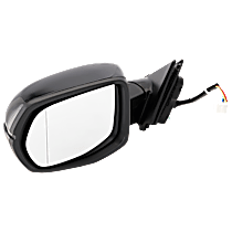 Driver Side Mirror, Power, Manual Folding, Heated, Paintable, In-housing Signal Light, Without memory, Without Puddle Light, Without Auto-Dimming, Without Blind Spot Feature