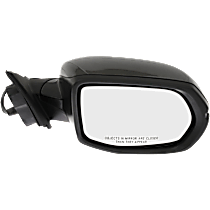Passenger Side Mirror, Power, Manual Folding, Heated, Paintable, In-housing Signal Light, Without memory, Without Puddle Light, Without Auto-Dimming, Without Blind Spot Feature
