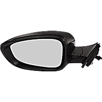 Driver Side Mirror, Power, Manual Folding, Non-Heated, Paintable, Without Signal Light, Without memory, Without Puddle Light, Without Auto-Dimming, Without Blind Spot Feature