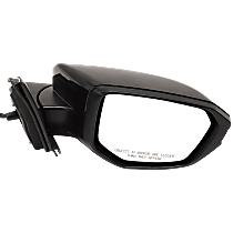 Passenger Side Mirror, Power, Manual Folding, Heated, Paintable, Without Signal Light, Without memory, Without Puddle Light, Without Auto-Dimming, Without Blind Spot Feature, LX Model