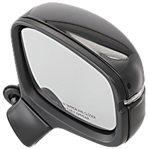 Passenger Side Mirror, Power Adjust, Heated, Paintable, Manual Folding, In-housing Signal Light, No Blind Spot Feature, With Memory, No Puddle Light, No Auto-Dimming