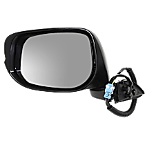 Driver Side Mirror, Power, Manual Folding, Non-Heated, Paintable, Without Signal Light, Without memory, Without Puddle Light, Without Auto-Dimming, Without Blind Spot Feature