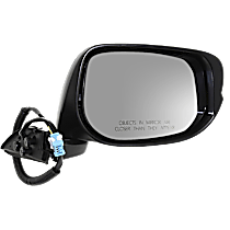 Passenger Side Mirror, Power, Manual Folding, Non-Heated, Paintable, Without Signal Light, Without memory, Without Puddle Light, Without Auto-Dimming, Without Blind Spot Feature
