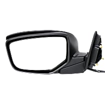 Driver Side Mirror, Power, Manual Folding, Heated, Paintable, Without Signal Light, Without memory, Without Puddle Light, Without Auto-Dimming, Without Blind Spot Feature, EX Model