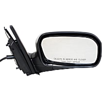 Passenger Side Mirror, 2-Door, Hatchback, Power Adjust, Non-Heated, Textured Black, Manual Folding, No Signal Light, No Blind Spot Feature, No Memory, No Puddle Light, No Auto-Dimming