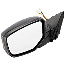 Driver Side Mirror, Power, Manual Folding, Heated, Paintable, Without Signal Light, With memory, Without Puddle Light, Without Auto-Dimming, Without Blind Spot Feature, EX-L Model