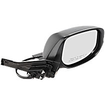 Passenger Side Mirror, Power, Manual Folding, Heated, Paintable, In-housing Signal Light, Without memory, Without Puddle Light, Without Auto-Dimming, Without Blind Spot Feature