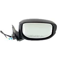 Passenger Side Mirror, Power, Manual Folding, Non-Heated, Paintable, Without Signal Light, Without memory, Without Puddle Light, Without Auto-Dimming, Without Blind Spot Feature