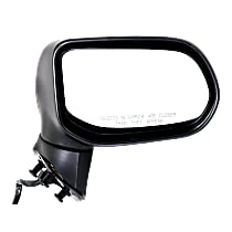 Passenger Side Mirror, Power, Heated, Manual Folding, Textured Black, No Signal Light, No Memory, No Puddle Light, No Auto-Dimming No Blind Spot Feature Sedan