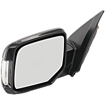 Driver Side Mirror, Power, Manual Folding, Non-Heated, Paintable, In-housing Signal Light, Without memory, Without Puddle Light, Without Auto-Dimming, Without Blind Spot Feature