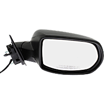 Passenger Side Mirror, Power, Manual Folding, Non-Heated, Paintable, Without Signal Light, Without memory, Without Puddle Light, Without Auto-Dimming, Without Blind Spot Feature