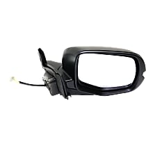 Passenger Side Mirror, Power, Non-Heated, Manual Folding, Paintable, No Signal Light, No Memory, No Puddle Light, No Auto-Dimming, No Blind Spot Feature
