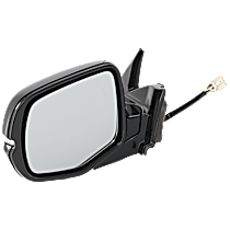 Driver Side Mirror, Power, Heated, Manual Folding, Paintable, In-housing Signal Light, With Memory, No Puddle Light, No Auto-Dimming, No Blind Spot Feature