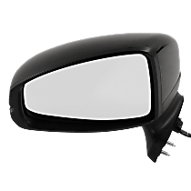 Driver Side Mirror, Power, Manual Folding, Heated, Paintable, In-housing Signal Light, Without memory, Without Puddle Light, Without Auto-Dimming, Without Blind Spot Feature, EX-L Model