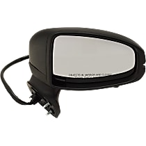 Passenger Side Mirror, Power, Manual Folding, Non-Heated, Paintable, Without Signal Light, Without memory, Without Puddle Light, Without Auto-Dimming, Without Blind Spot Feature, EX Model