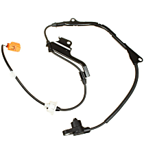 Front, Driver Side ABS Speed Sensor, 4-Wheel ABS, with Harness