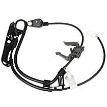 Front, Passenger Side ABS Speed Sensor, 4-Wheel ABS, with Harness