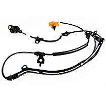 Rear, Driver Side ABS Speed Sensor, 4-Wheel ABS, with Harness