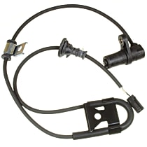 Rear, Driver Side ABS Speed Sensor, 4-Wheel ABS, AWD, With Harness - Rear, Driver Side