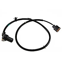Rear, Passenger Side ABS Speed Sensor, 4-Wheel ABS, AWD, With Harness