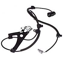 Rear, Passenger Side ABS Speed Sensor, 4-Wheel ABS, with Harness