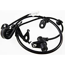 Front, Driver Side ABS Speed Sensor, 4-Wheel ABS, with Harness