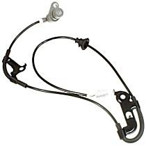 Rear, Passenger Side ABS Speed Sensor, 4-Wheel ABS, with Harness