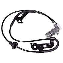 Rear, Driver Side ABS Speed Sensor, 4-Wheel ABS, with Harness
