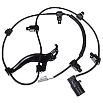 Rear, Driver Side ABS Speed Sensor, 4-Wheel ABS, with Harness