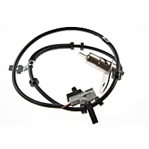 Front, Driver Side ABS Speed Sensor, 2-Wheel ABS, With Harness