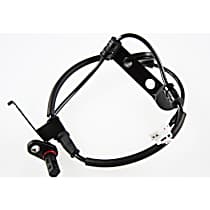 Rear, Driver Side ABS Speed Sensor, 4-Wheel ABS, with Harness