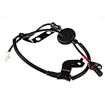 Rear, Passenger Side ABS Speed Sensor, 4-Wheel ABS, with Harness