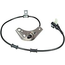 Front, Passenger Side ABS Speed Sensor, 4-Wheel ABS, with Harness