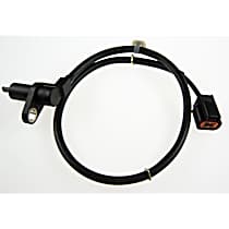 Rear, Passenger Side ABS Speed Sensor, Naturally Aspirated, Non-ABS, with Harness