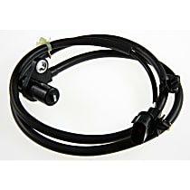 Front, Driver Side ABS Speed Sensor, 4-Wheel ABS, with Harness