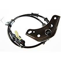 Front, Passenger Side ABS Speed Sensor, 4-Wheel ABS, with Harness