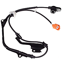 Front, Passenger Side ABS Speed Sensor, 4-Wheel ABS, with Harness
