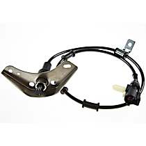 Front, Driver Side ABS Speed Sensor, 4-Wheel ABS, with Harness