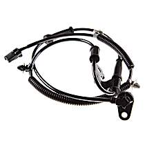 Front, Driver Side ABS Speed Sensor, 4-Wheel ABS, with Harness