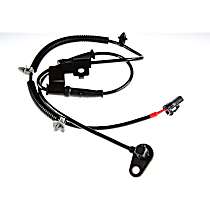 Front, Passenger Side ABS Speed Sensor, 4-Wheel ABS, with Harness