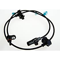 Rear, Passenger Side ABS Speed Sensor, 4-Wheel ABS, with Harness